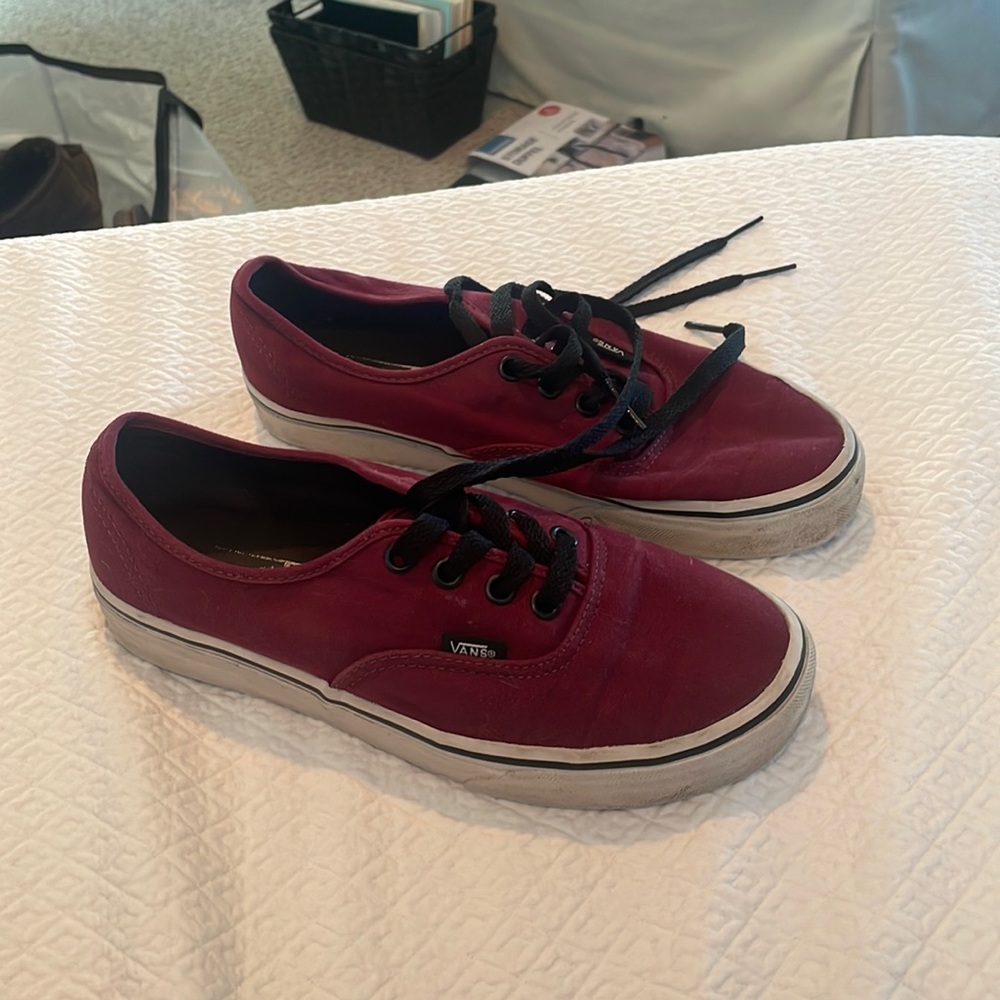 Maroon Vans